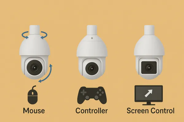 Способы управления PTZ камерами