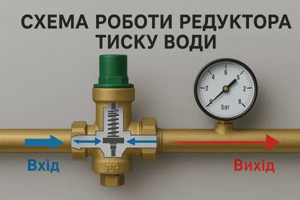 Как работает редуктор давления воды