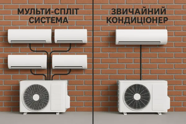 Отличие мульти-сплит системы от кондиционера?