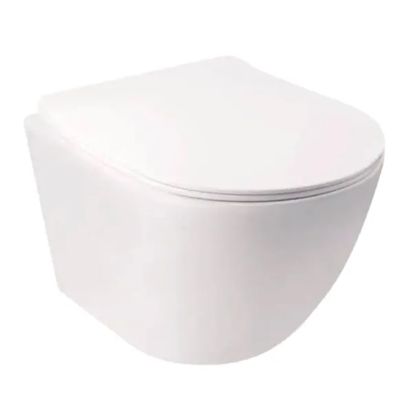 8-е місце рейтингу унітаз підвісний Qtap Jay без обідка Ultra Quiet з сидінням Soft-close (QT07335177W)