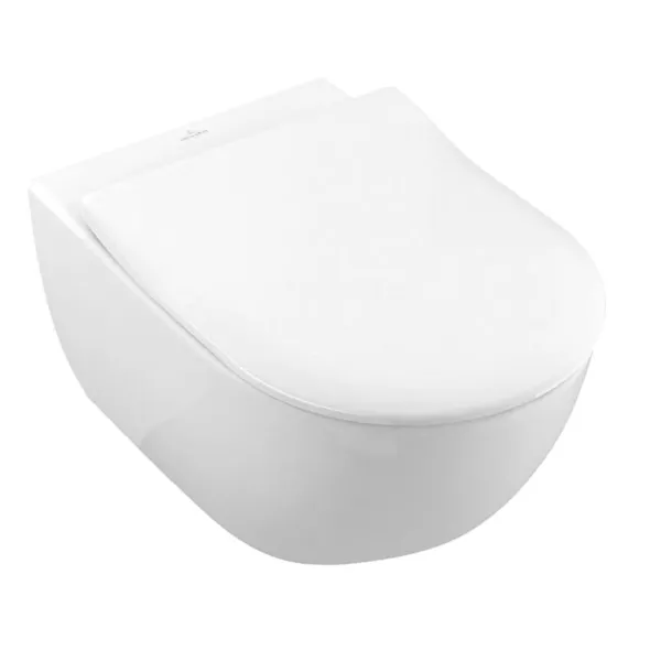 1-е місце нашого рейтингу унітаз підвісний Villeroy&Boch Verity Design 2.0 з сидінням (5C98HR01)