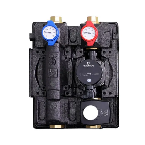 6-е место насосная группа для теплого пола Watts PASM25 со смесителем и сервомотором (без насоса) (10026451)