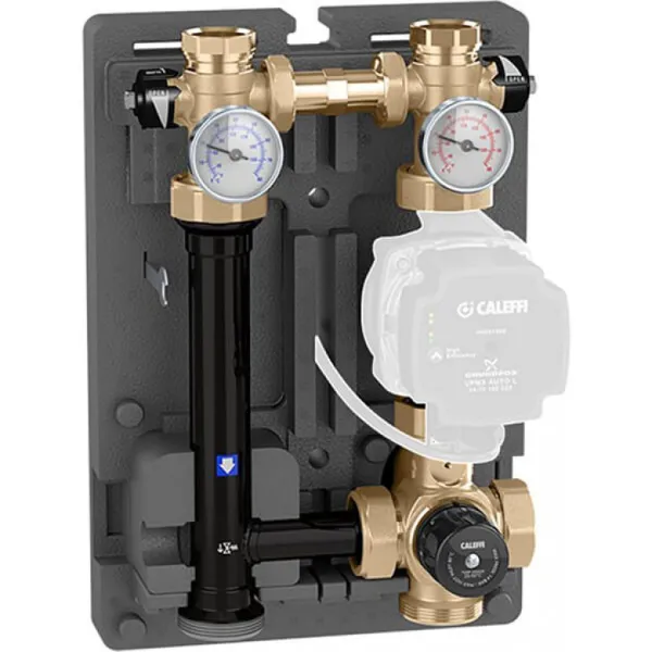 5-е место группа терморегуляции в изоляции Caleffi 1В х 1 1/2В 125 мм без насоса (166609)