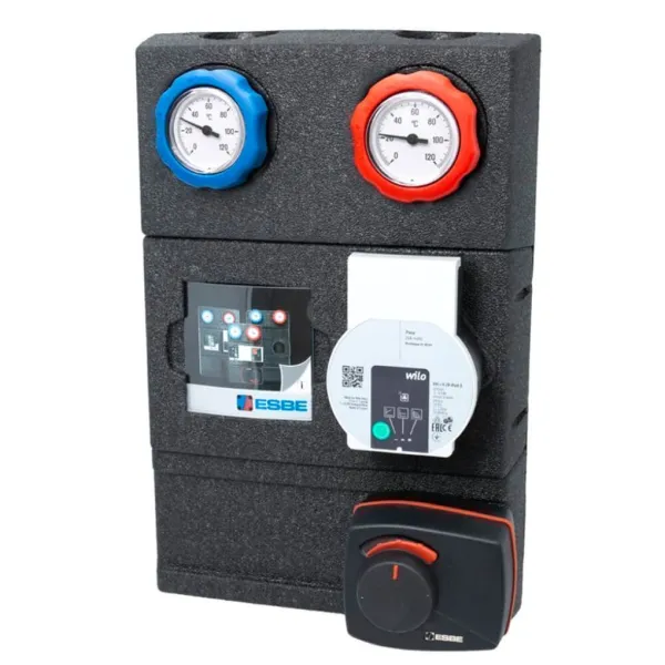 3-е место насосная группа со смесителем ESBE GRA211 DN25, Wilo 25/6 Yanos, с сервоприводом ARA661