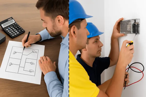 Организация питания системы