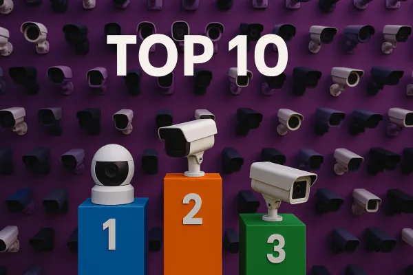 ТОП 10 ➔ Wi-Fi камер видеонаблюдения (беспроводные) на 2025 год