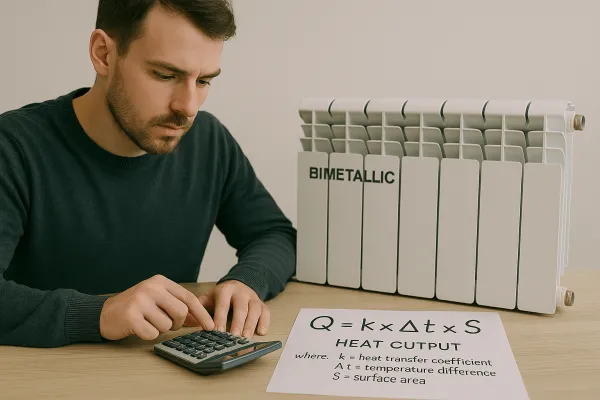 Расчет необходимой мощности радиаторов