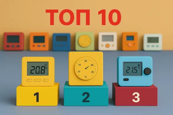 ТОП 10 ➔ Рейтинг термостатів для котлів у 2025 році