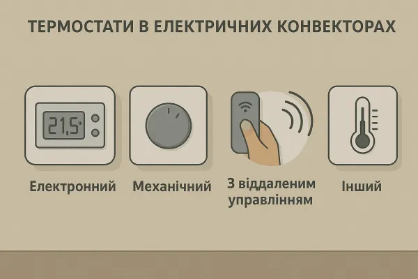 Типи термостатів