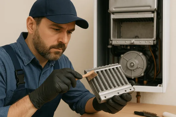 Чистка горелки и форсунок