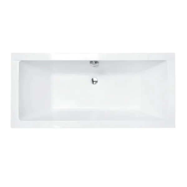 8 место: Ванна акриловая Besco Quadro 175х80 – лаконичный минимализм