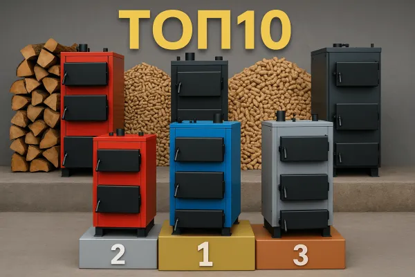ТОП 10 ➔ Твердотопливные котлы длительного горения в 2025 году
