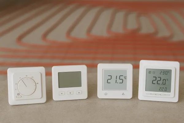 Типы термостатов для электрического теплого пола
