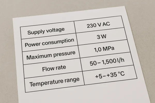 Технические характеристики при выборе автоматики
